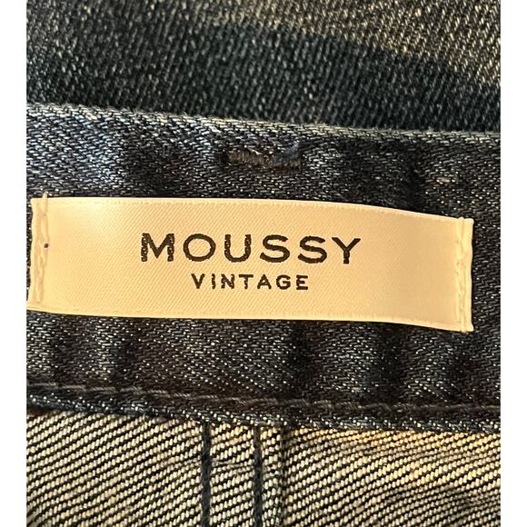 Moussy Vintage Jeans Emma Cropped flare blue size 24 - Picture 5 of 7